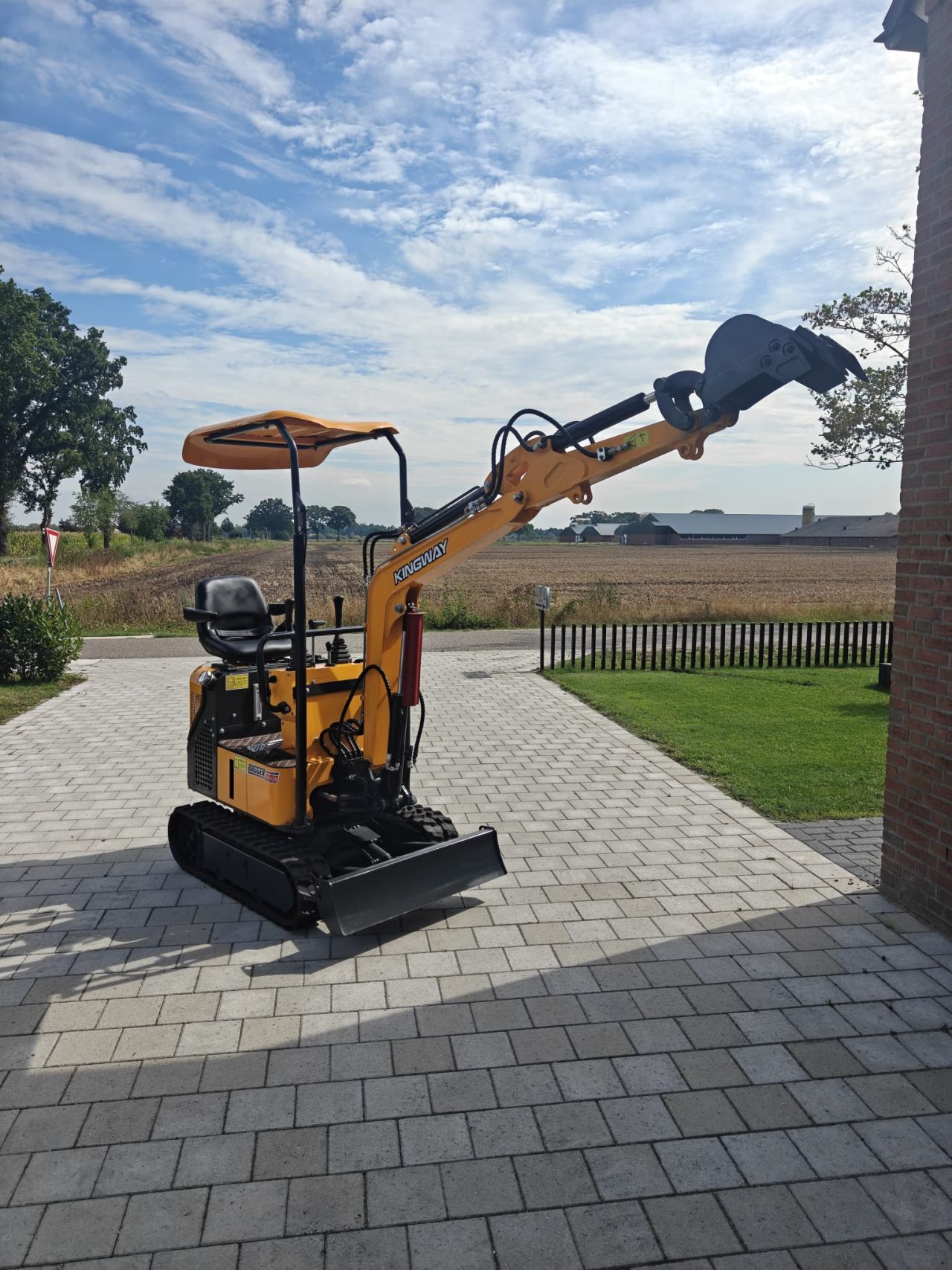 Minigraver Minigraafmachine Kingway Bagger1000 NOG ENKELE
