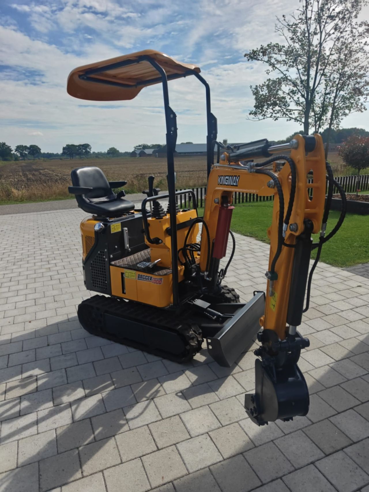 Minigraver Minigraafmachine Kingway Bagger1000 NOG ENKELE