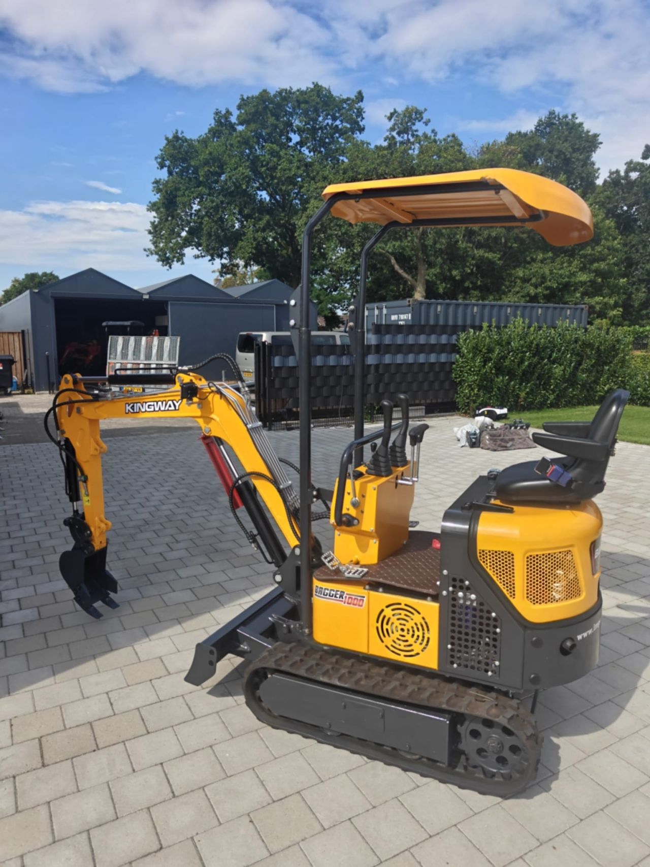 Minigraver Minigraafmachine Kingway Bagger1000 NOG ENKELE