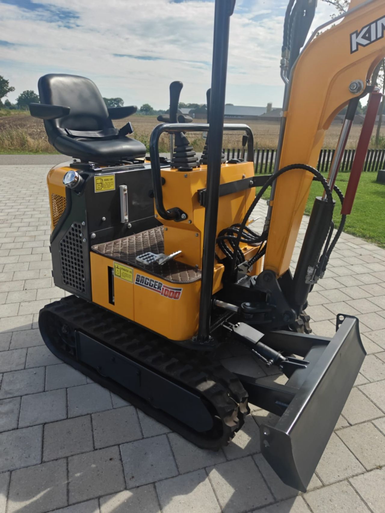 Minigraver Minigraafmachine Kingway Bagger1000 NOG ENKELE