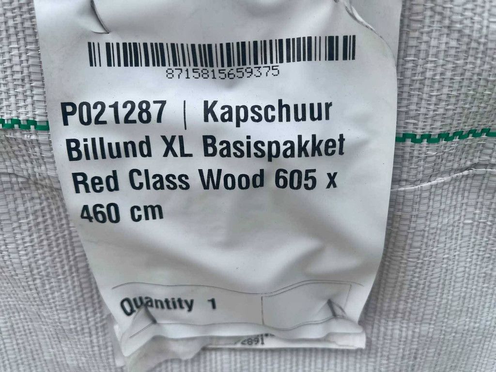 Barn Billund XL, Basic Package Red Class Wood 605x460x416cm (New)