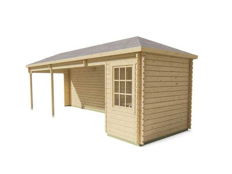 Gretel - Garden shed 44mm 7900x2500x2820mm untreated (New)