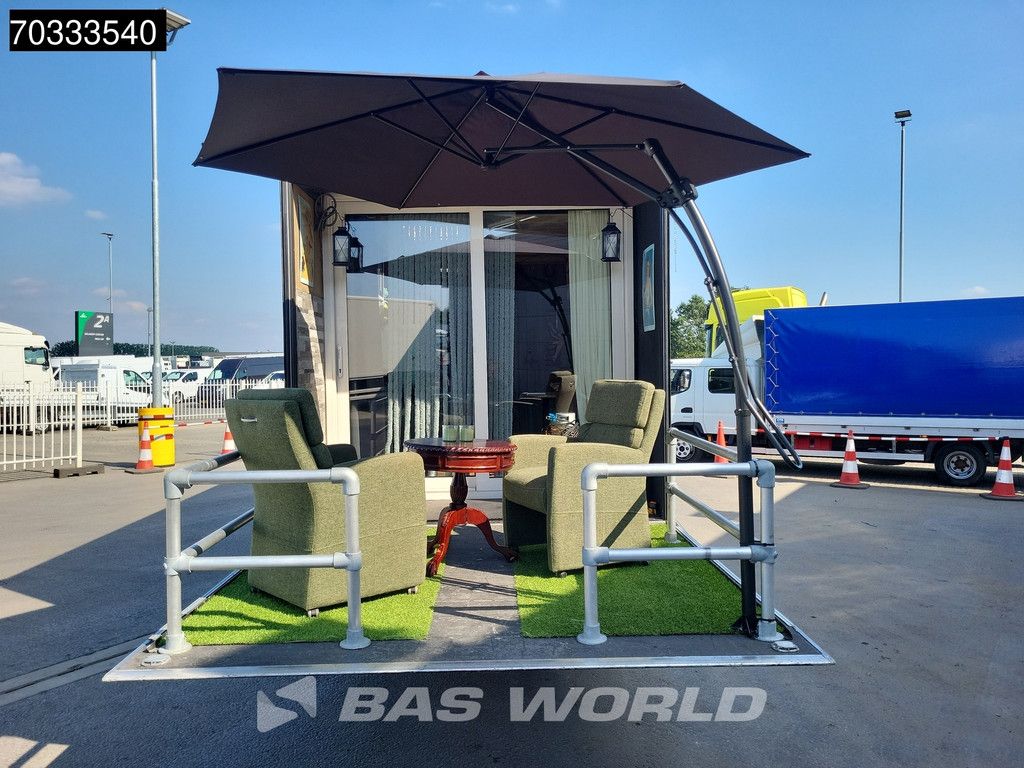 Renault Midlum Midlum 160 4X2 7.5 tons NL Camper truck Living + Bed Tiny House + Veranda Euro 4