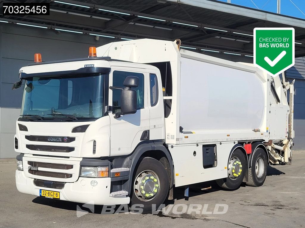 Scania P280 6X2 Geesink Norba GPM IV I 20H25 Lifter GEC Lift+steering axle Euro 6