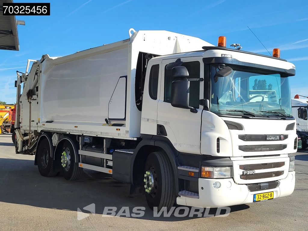 Scania P280 6X2 Geesink Norba GPM IV I 20H25 Lifter GEC Lift+steering axle Euro 6