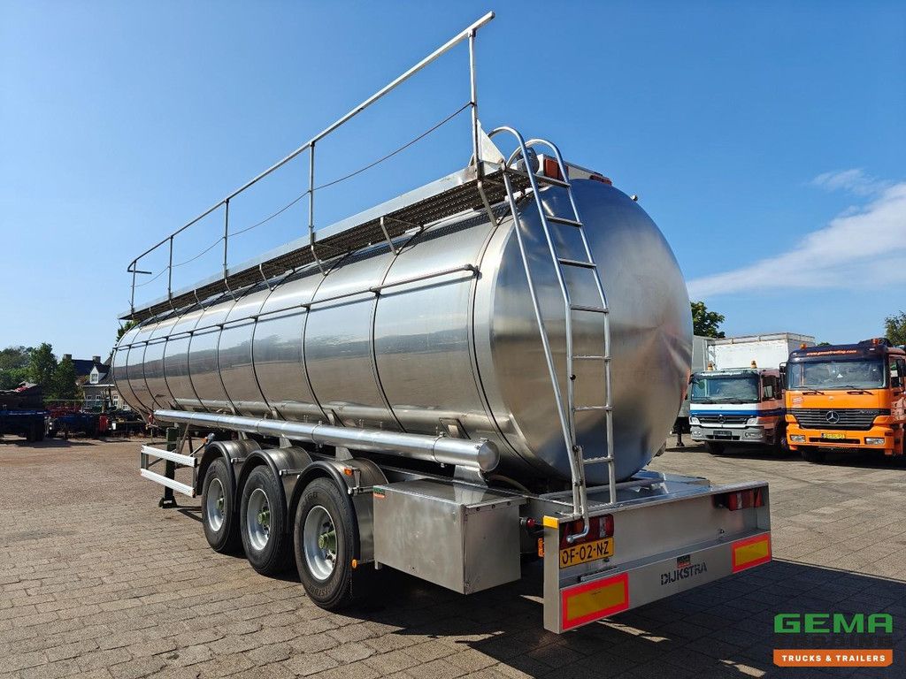 Parcisa C8122 Isolierter Edelstahltank 35.500 l – 3 Kammern – (ADR / Chemikalien) – BPW-Scheibenbremsen