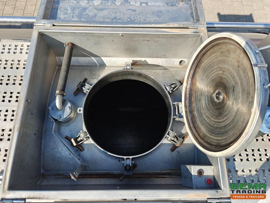 Parcisa C8122 Isolierter Edelstahltank 35.500 l – 3 Kammern – (ADR / Chemikalien) – BPW-Scheibenbremsen
