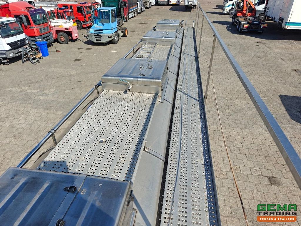 Parcisa C8122 Isolierter Edelstahltank 35.500 l – 3 Kammern – (ADR / Chemikalien) – BPW-Scheibenbremsen