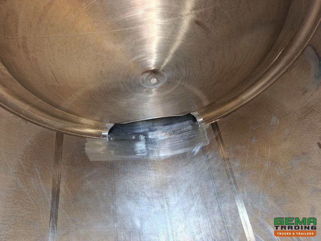 Parcisa C8122 Isolierter Edelstahltank 35.500 l – 3 Kammern – (ADR / Chemikalien) – BPW-Scheibenbremsen