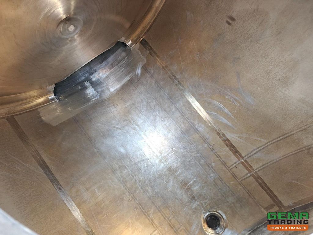 Parcisa C8122 Isolierter Edelstahltank 35.500 l – 3 Kammern – (ADR / Chemikalien) – BPW-Scheibenbremsen