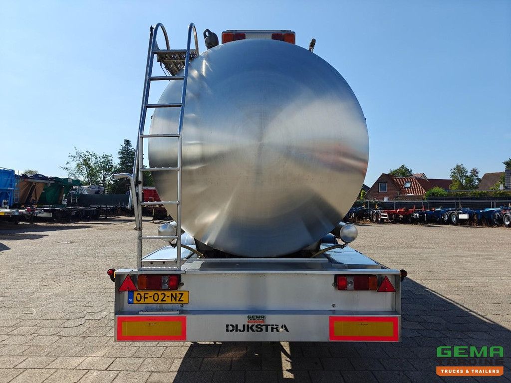 Parcisa C8122 Isolierter Edelstahltank 35.500 l – 3 Kammern – (ADR / Chemikalien) – BPW-Scheibenbremsen