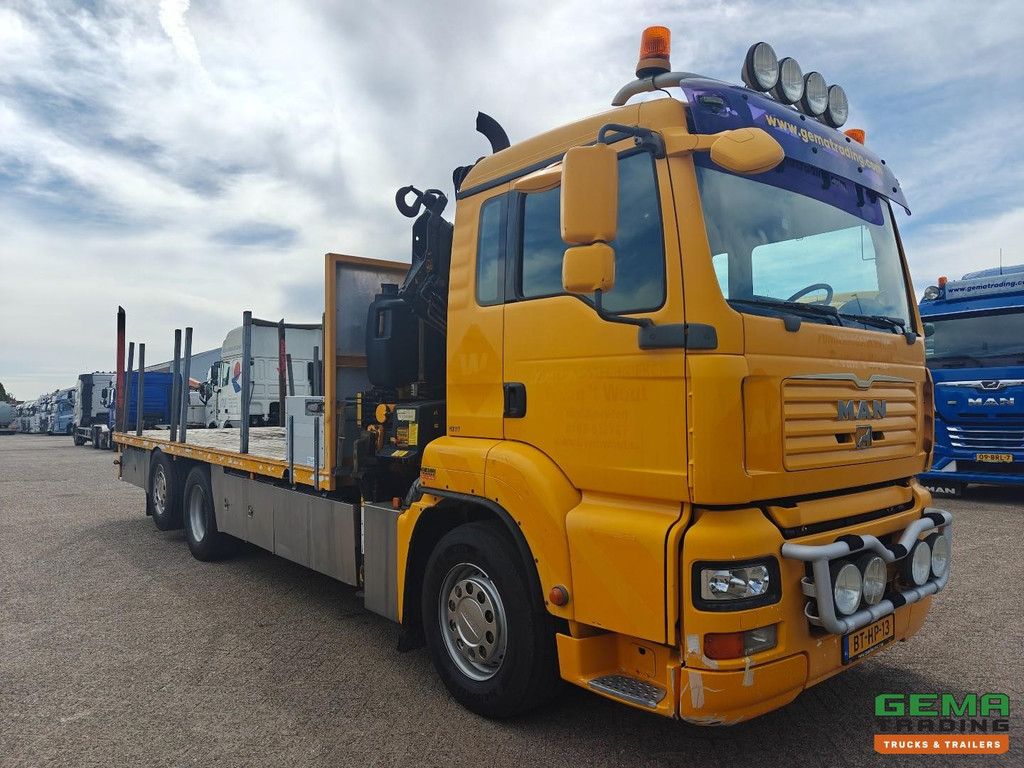 MAN TGA 26.320 6x2/4 DagCabine Euro4 - OpenLaadBak 7m + Fassi F230-3 + VangMuilKoppeling - 02/2027 APK