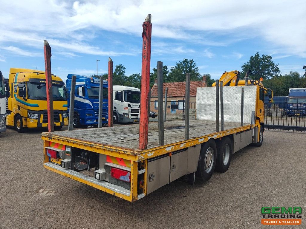 MAN TGA 26.320 6x2/4 DagCabine Euro4 - OpenLaadBak 7m + Fassi F230-3 + VangMuilKoppeling - 02/2027 APK