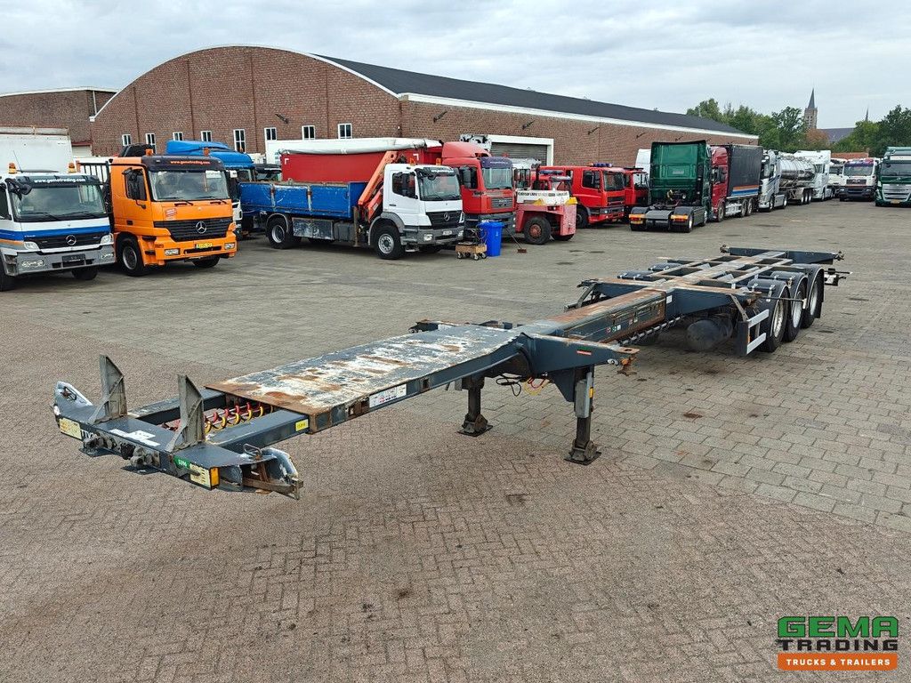D-Tec Flexitrailer FT-43-03V Multi – 3-fach ausziehbar – Liftachse – SAF-Trommel – 5205 kg