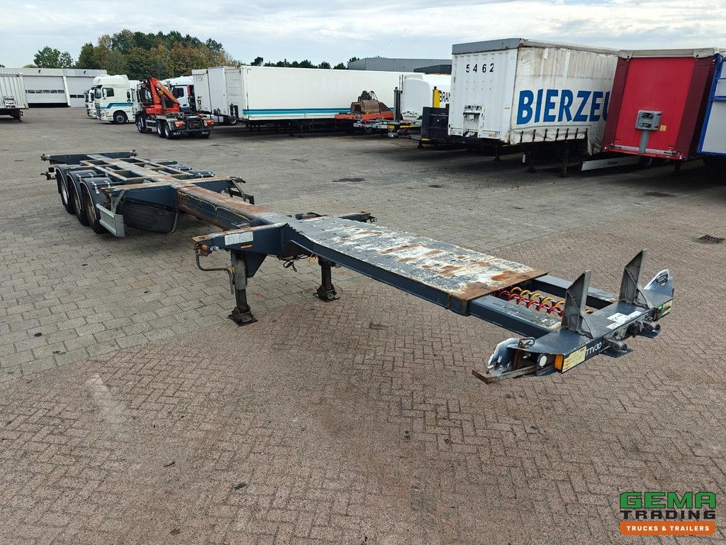 D-Tec Flexitrailer FT-43-03V Multi – 3-fach ausziehbar – Liftachse – SAF-Trommel – 5205 kg