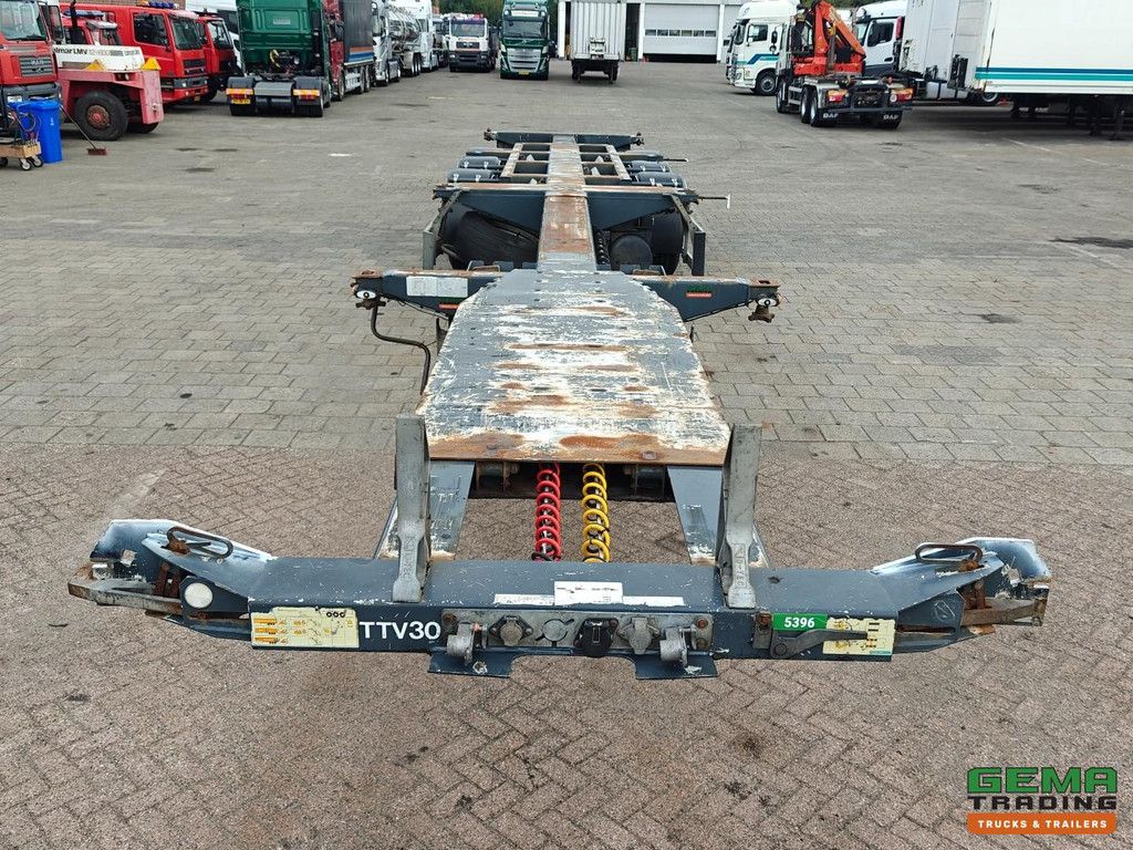 D-Tec Flexitrailer FT-43-03V Multi – 3-fach ausziehbar – Liftachse – SAF-Trommel – 5205 kg