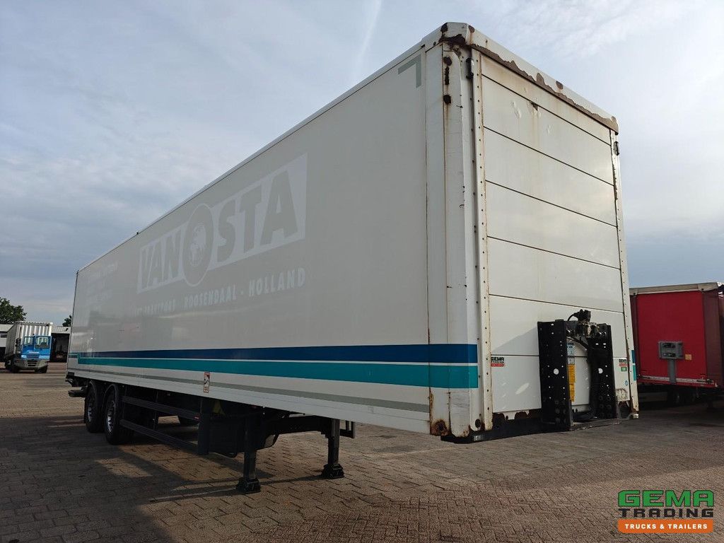 System Trailers TFSSQ18TRPLY Geschlossener Aufbau 13,6 m + Unterklappbare Heckklappe 2000 kg - Lenkachse Tridec + Liftachse - SAF-Scheibenbremsen - TÜV bis 05/2027