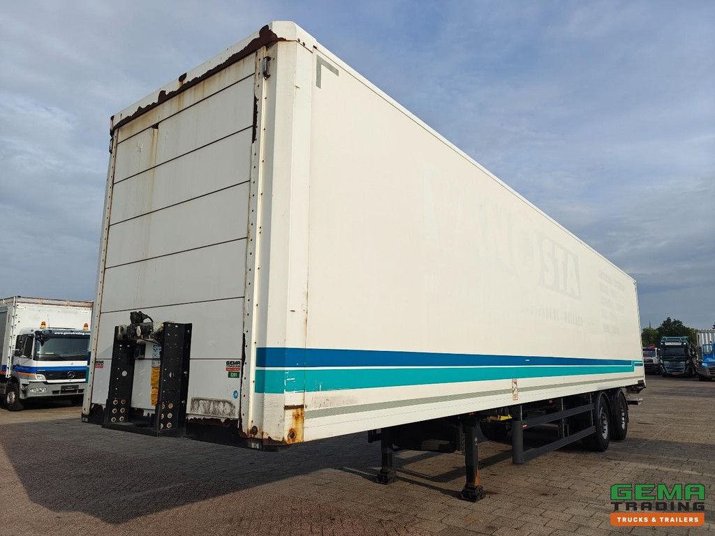 System Trailers TFSSQ18TRPLY Geschlossener Aufbau 13,6 m + Unterklappbare Heckklappe 2000 kg - Lenkachse Tridec + Liftachse - SAF-Scheibenbremsen - TÜV bis 05/2027