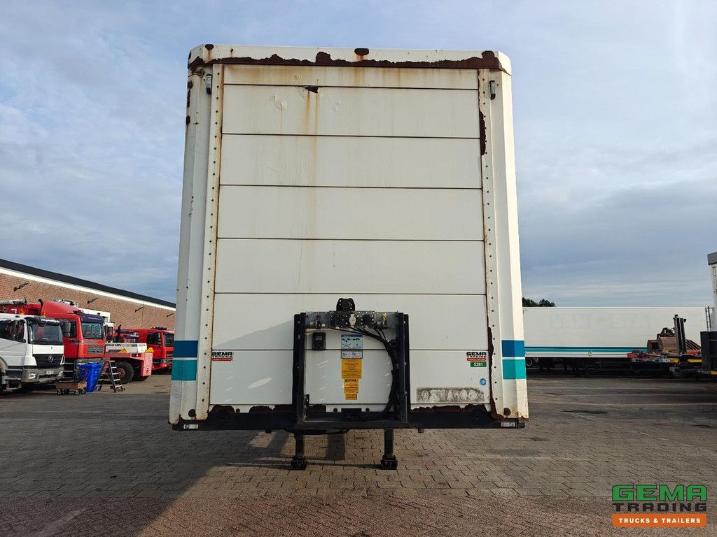 System Trailers TFSSQ18TRPLY Geschlossener Aufbau 13,6 m + Unterklappbare Heckklappe 2000 kg - Lenkachse Tridec + Liftachse - SAF-Scheibenbremsen - TÜV bis 05/2027