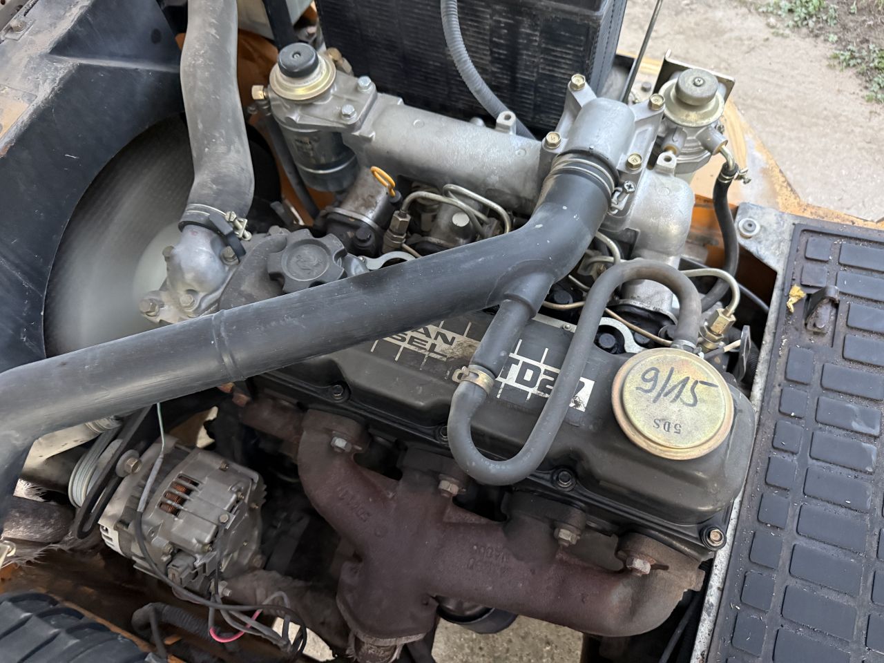 3.5 tonner diesel heftruck 3-delig freelift 4 ventielen 3500uur