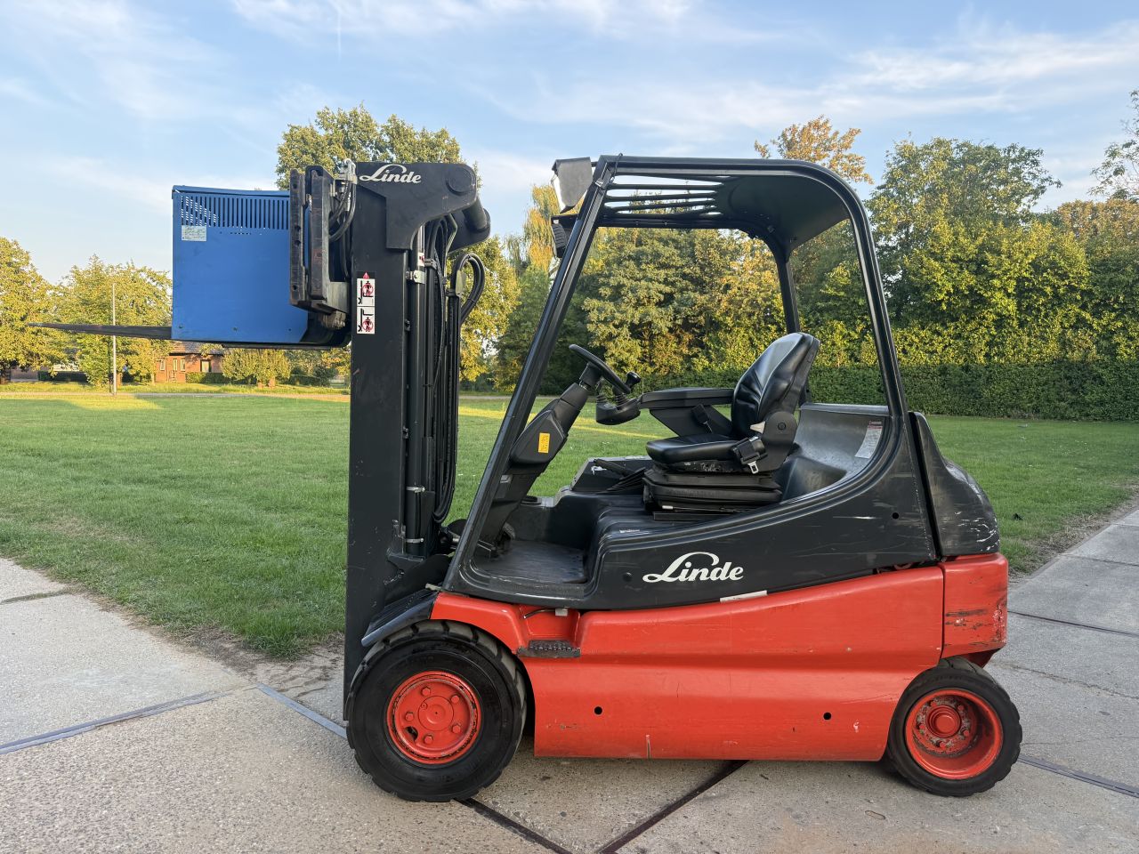 Linde 25000KG triplo freelift Sideshift 4e ventiel 2600uur!