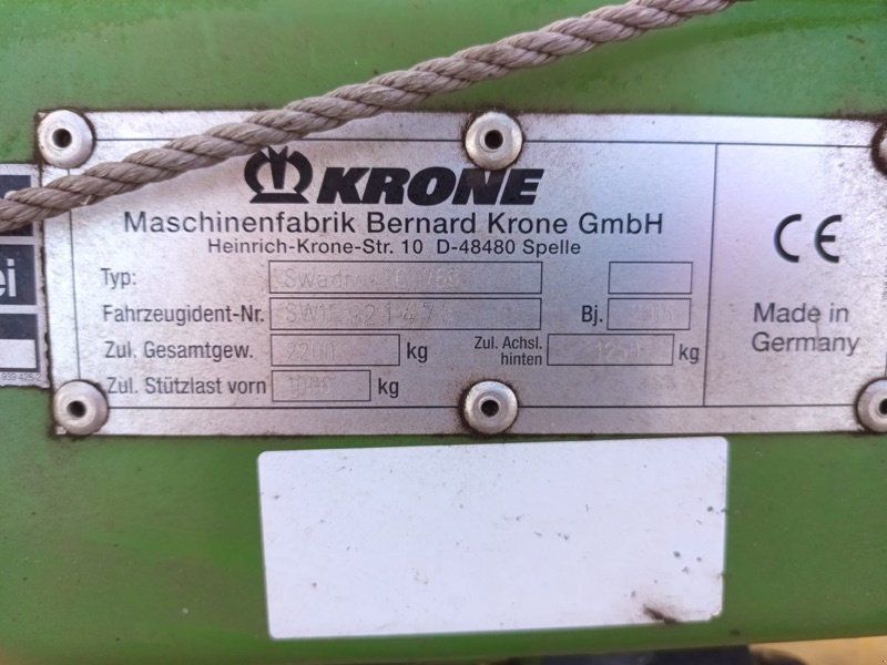 Krone Swadro TC 760