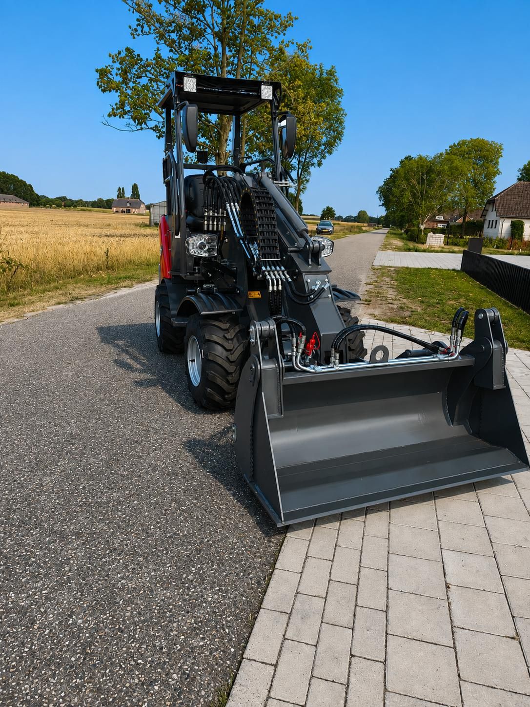 Farmer 906T wiellader shovel KINGWAY nieuw! Perkins telescop