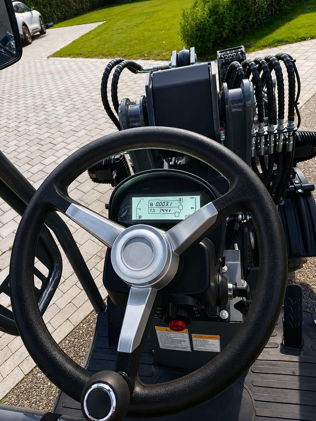 Farmer 906T wiellader shovel KINGWAY nieuw! Perkins telescop