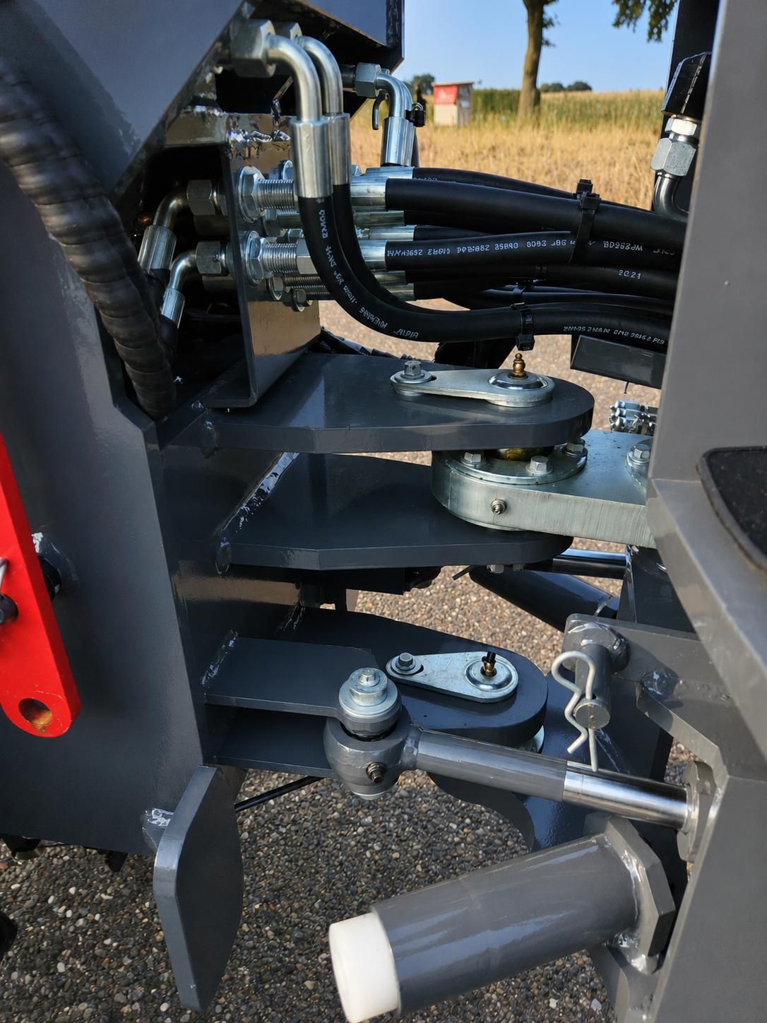 Farmer 906T wiellader shovel KINGWAY nieuw! Perkins telescop