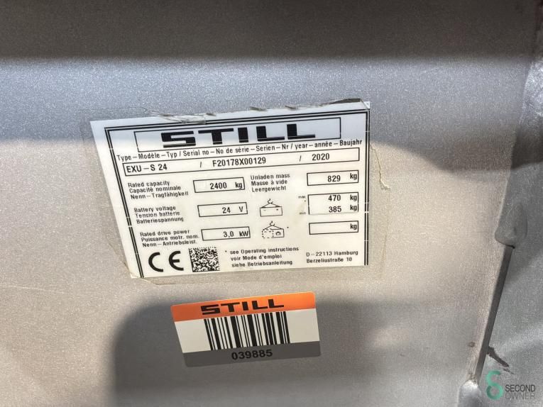 Pallet trucks Electric Still EXU-S24 2020