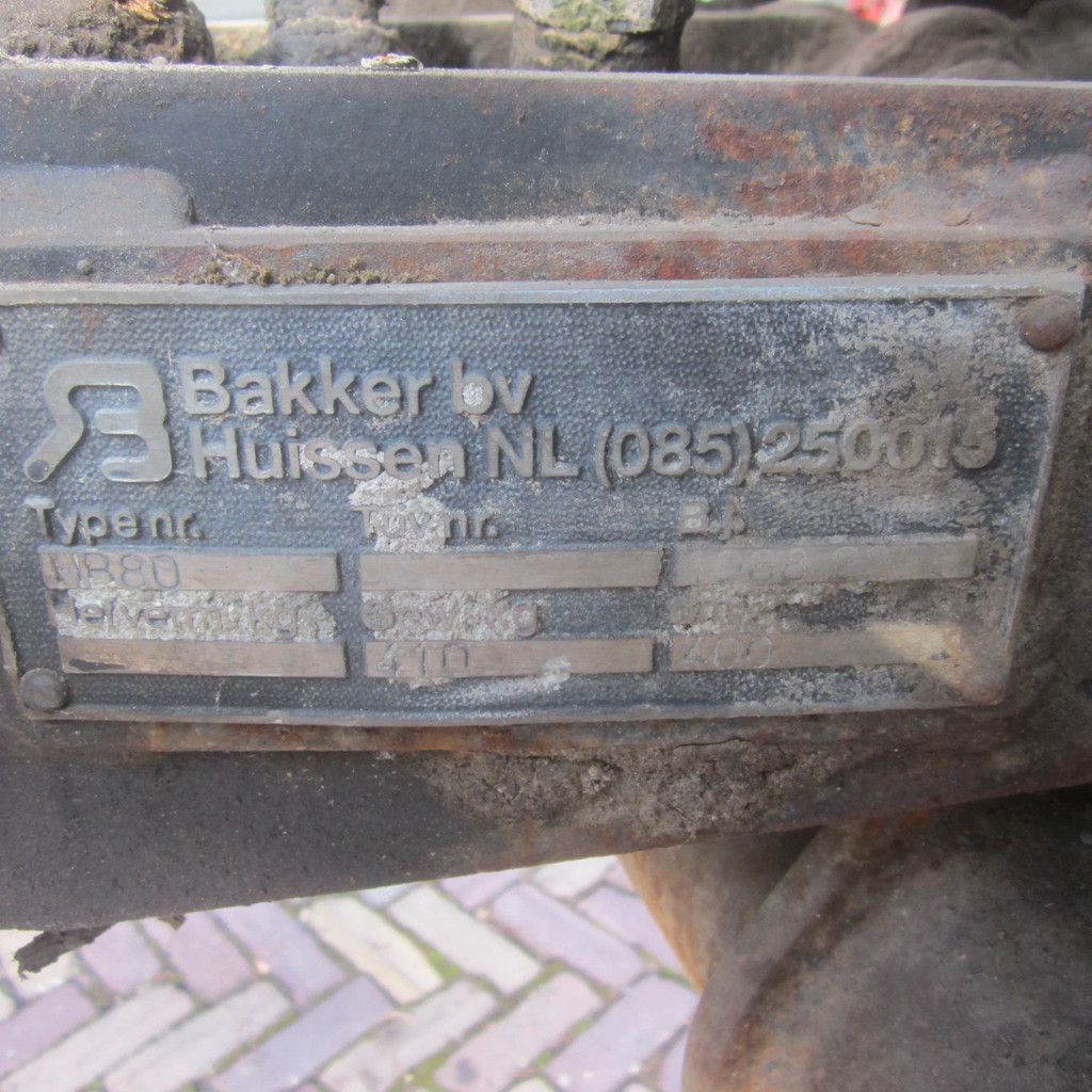 Bakker Sloop-sorteergrijper, Bakker knijpbak