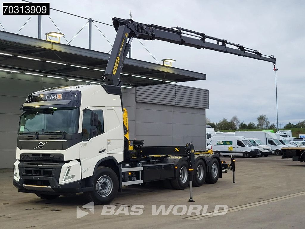 Volvo FMX 500 8X4 COMING SOON! NEW Palfinger PK33002 Crane + HT22TEC Hooklift Lift-Steering Axle