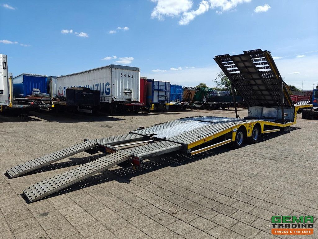 Aksoylu 2 AXLE SEMI TRAILER AutoTransporter 4 Lader - 4300 KG Lier + Remote - HefDek - FullyEquipped 02/2027 APK
