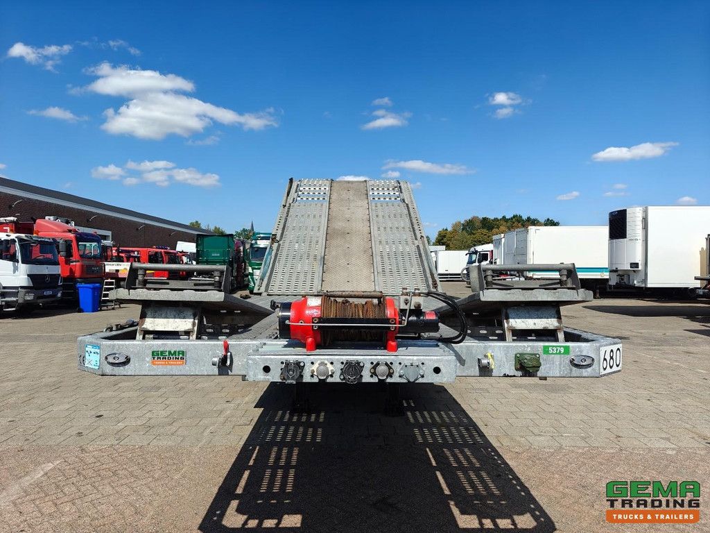 Aksoylu 2 AXLE SEMI TRAILER AutoTransporter 4 Lader - 4300 KG Lier + Remote - HefDek - FullyEquipped 02/2027 APK