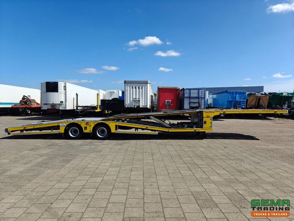Aksoylu 2 AXLE SEMI TRAILER AutoTransporter 4 Lader - 4300 KG Lier + Remote - HefDek - FullyEquipped 02/2027 APK