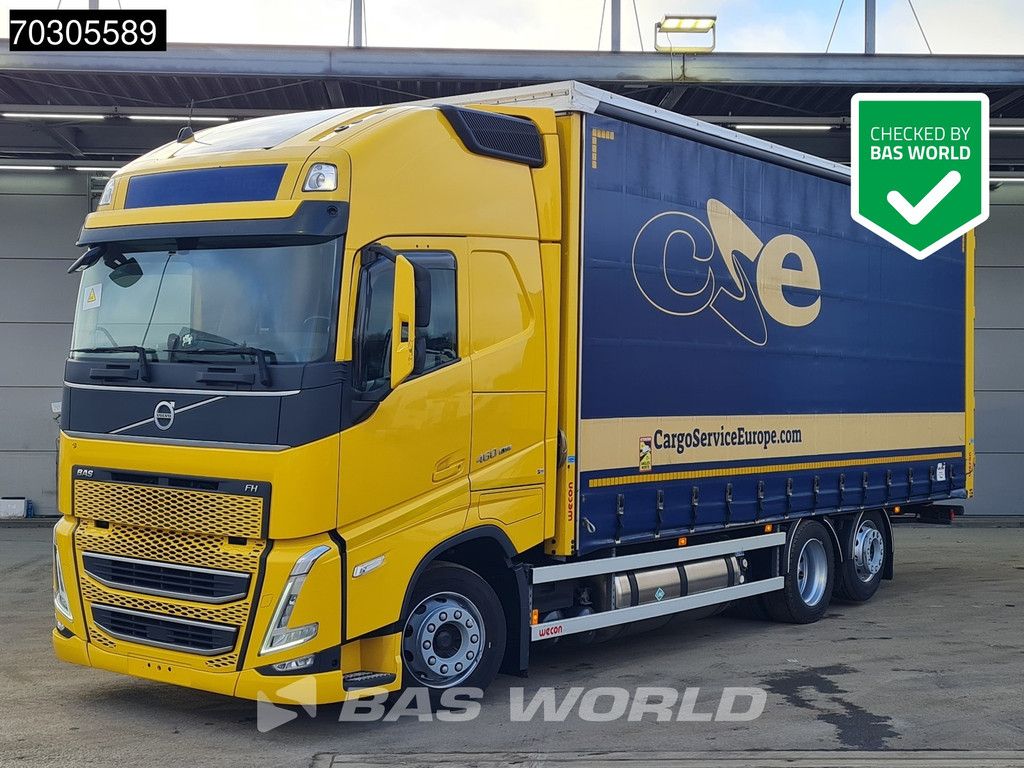 Volvo FH 460 6X2 Curtainsider LNG Engine Sliding roof Lift-Axle I-Park cool VEB+