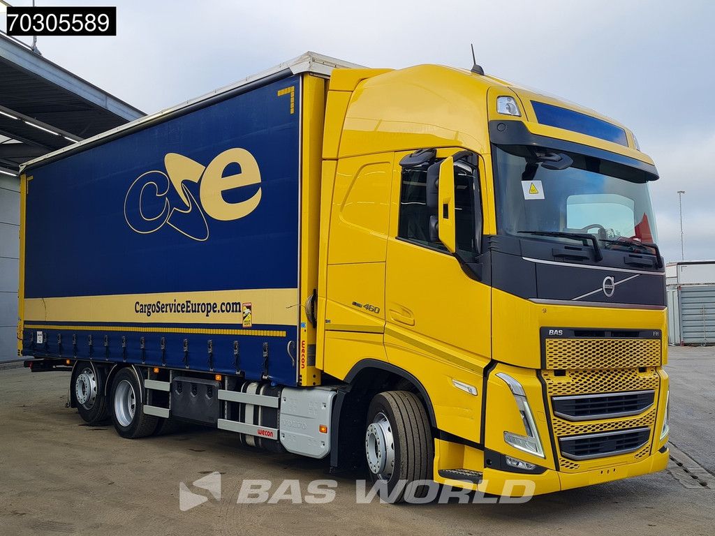 Volvo FH 460 6X2 Curtainsider LNG Engine Sliding roof Lift-Axle I-Park cool VEB+