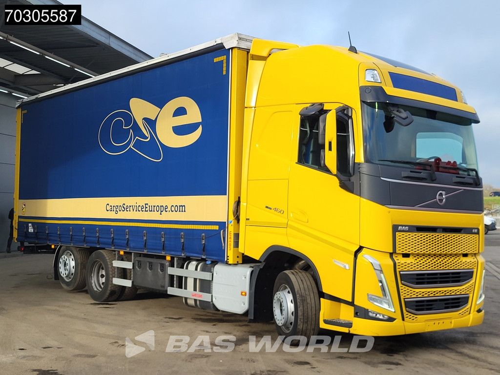 Volvo FH 460 6X2 Curtainsider LNG Engine Sliding roof Lift Axle I-Park cool VEB+