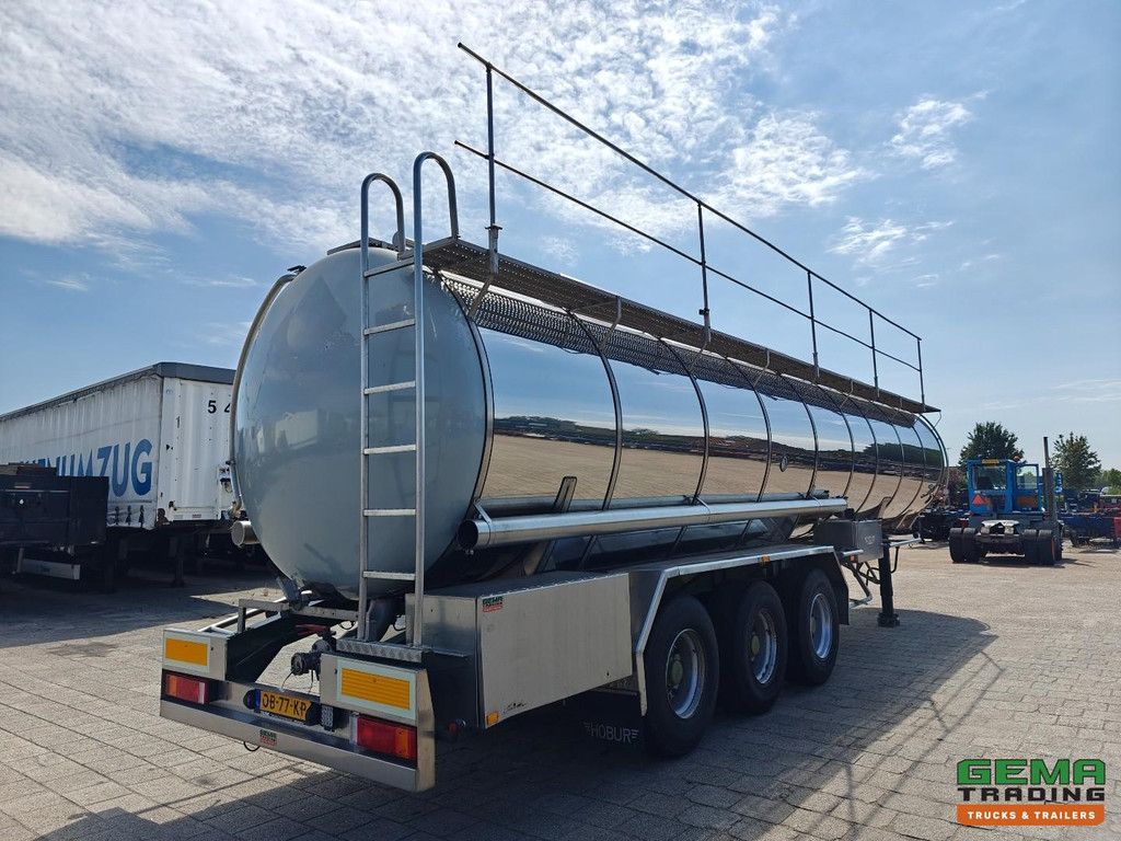 Burg BPO 12-27 Z Insulated Stainless Steel Tank 32,450L - Chemical Tank - SAF Drum Brake - NL trailer