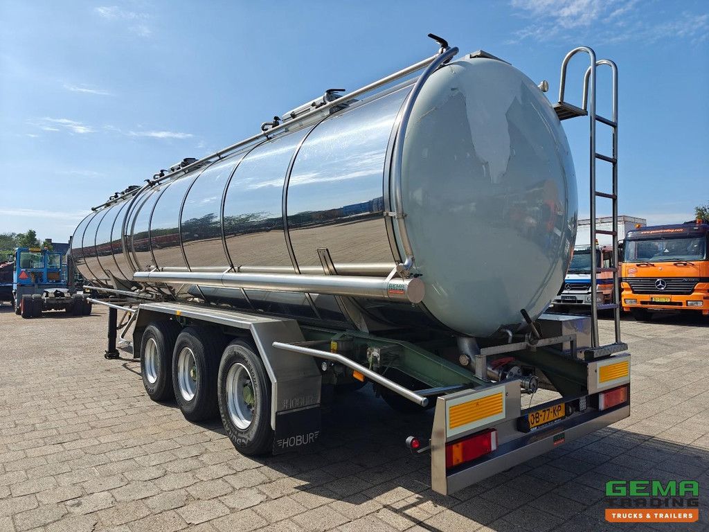 Burg BPO 12-27 Z Insulated Stainless Steel Tank 32,450L - Chemical Tank - SAF Drum Brake - NL trailer