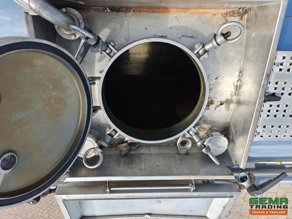 Burg BPO 12-27 Z Insulated Stainless Steel Tank 32,450L - Chemical Tank - SAF Drum Brake - NL trailer