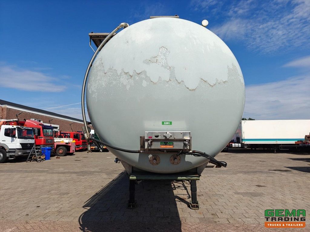 Burg BPO 12-27 Z Insulated Stainless Steel Tank 32,450L - Chemical Tank - SAF Drum Brake - NL trailer