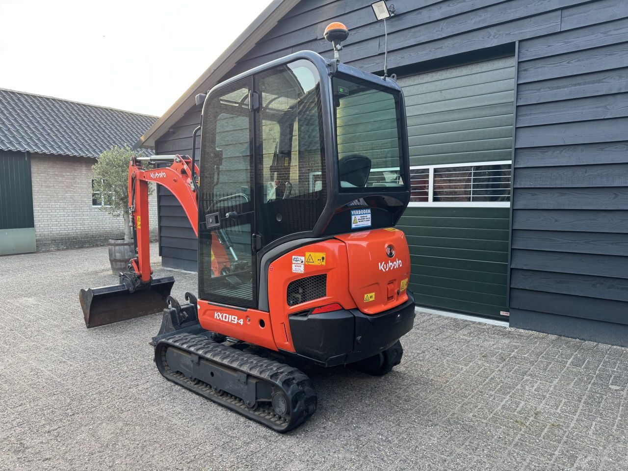 Kubota KX019-4 minigraver / graafmachine / minikraan (2019)