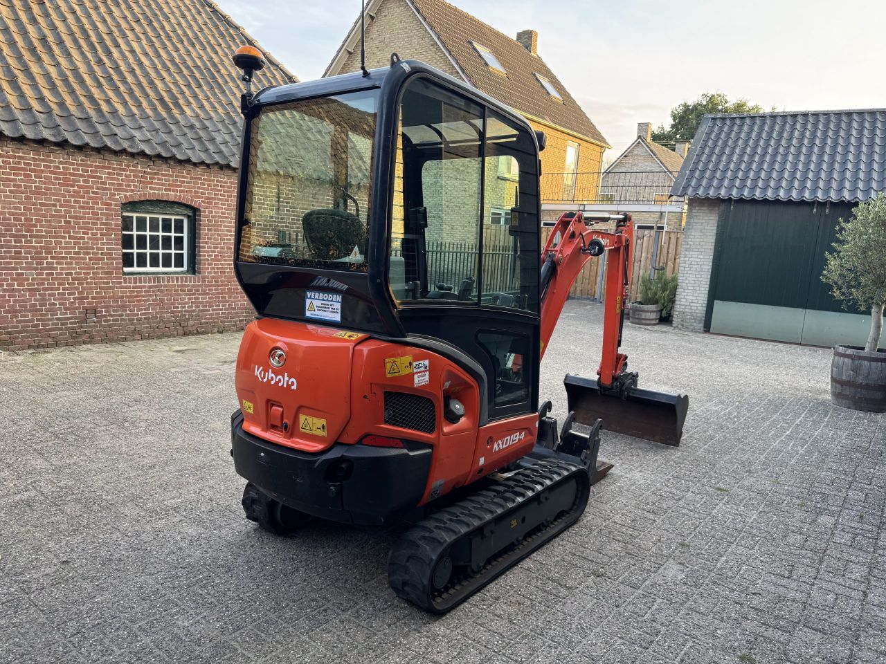 Kubota KX019-4 minigraver / graafmachine / minikraan (2019)