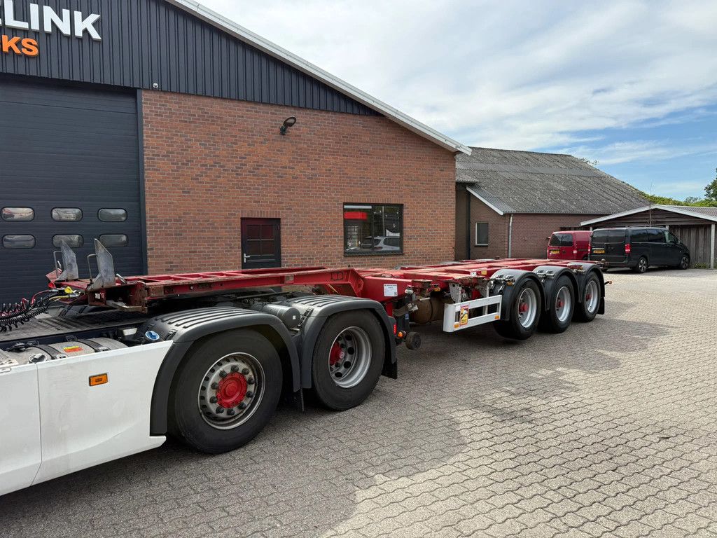 Pacton T3-010 2x20 40 45FT Extendable Liftas Trommelrem NL Trailer