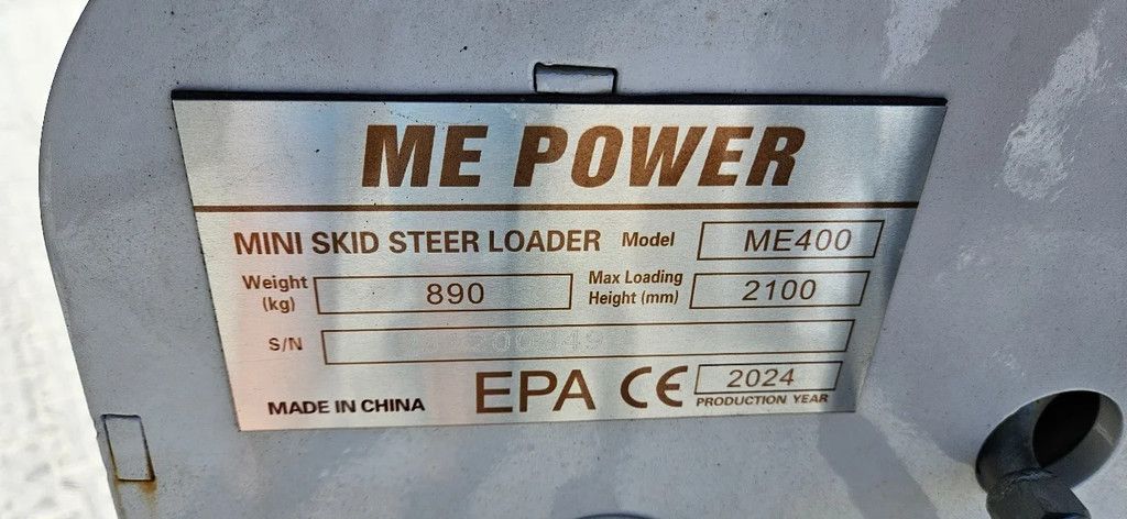 Wolf ME 400 skidster skranklader NIEUW