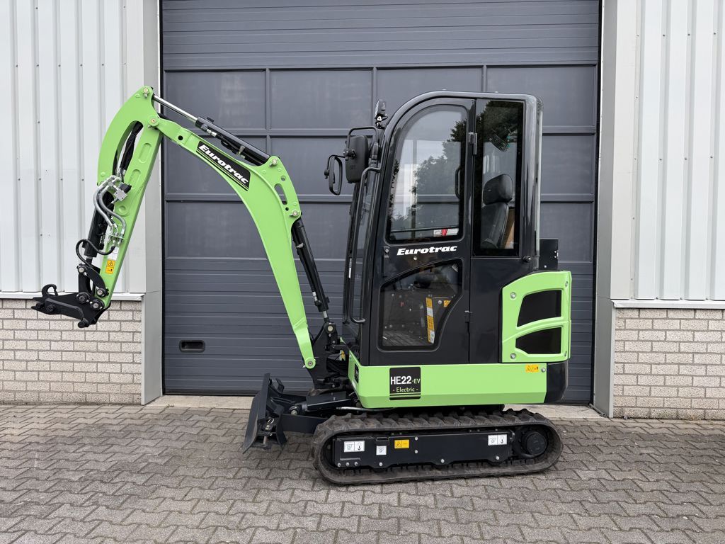 Eurotrac HE22 EV elektrische minigraver