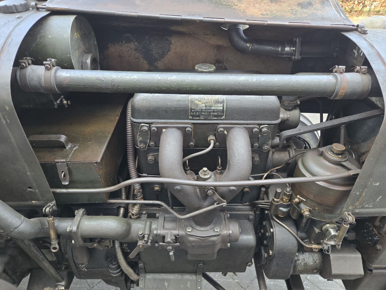 1944 Munktells GBMV-1 Houtgat tractor erg zeldzaam