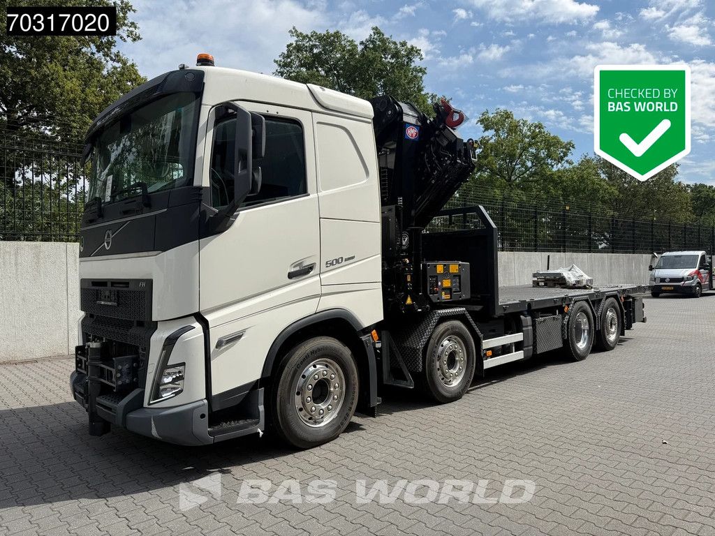 Volvo FH 500 8X2 COMING SOON! HMF 6120 K6 Crane + JIB K5 2.5t Winch Lift+steering axle Euro 6