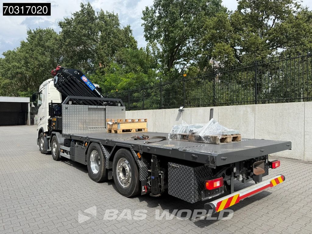 Volvo FH 500 8X2 COMING SOON! HMF 6120 K6 Crane + JIB K5 2.5t Winch Lift+steering axle Euro 6